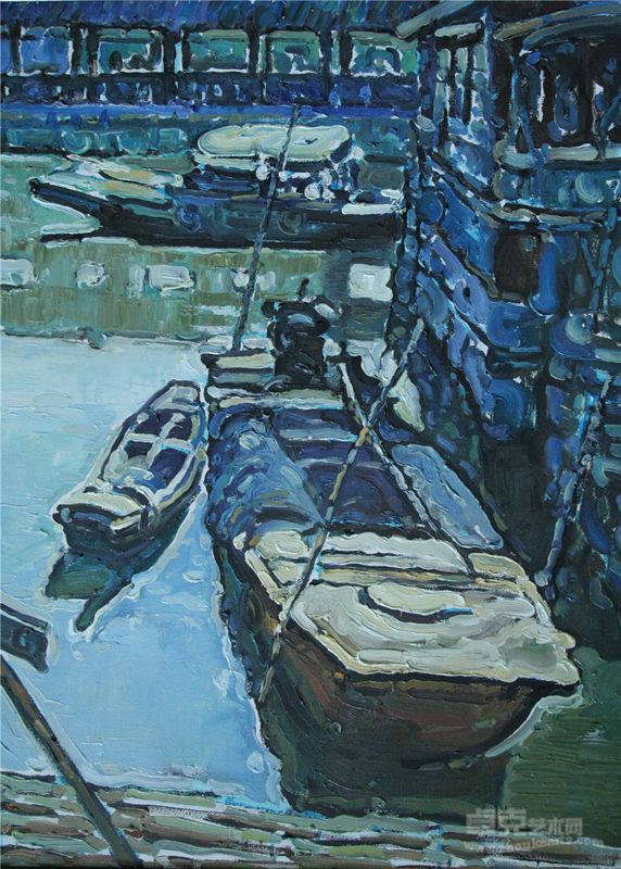 江南水乡写生系列之十80×60cm 2012年