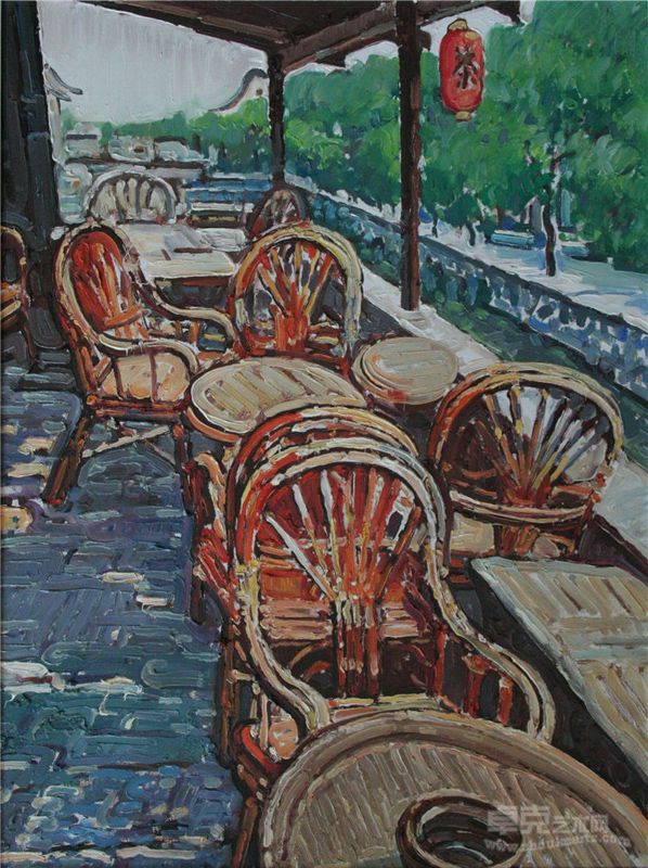 江南水乡写生系列之三80×60cm 2012年