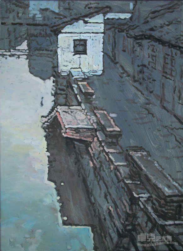 江南水乡写生系列之九80×60cm 2012年