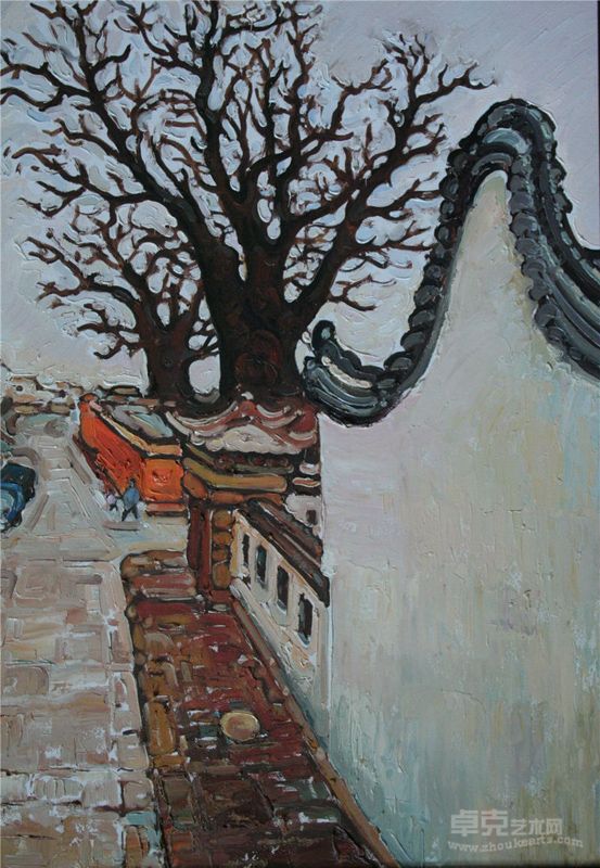 江南水乡写生系列之八80×60cm 2012年