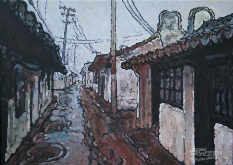 江南水乡写生系列之十五60×80cm 2012年