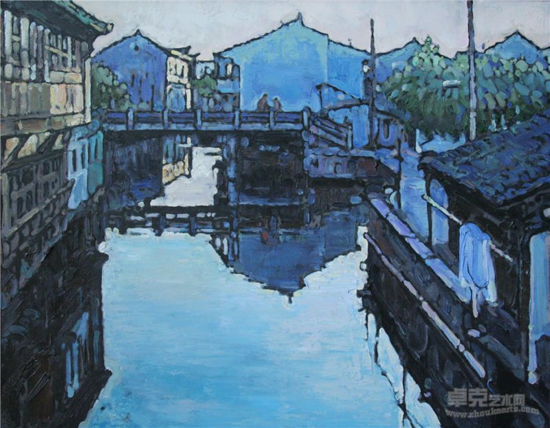 江南水乡写生系列之十二60×80cm 2012年