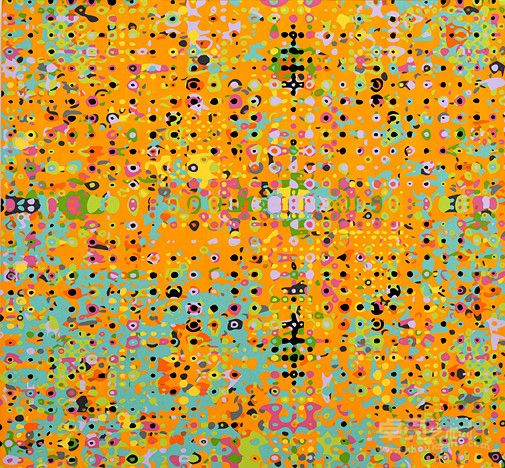 马尔特花园 创作时间：2010　材质：布面油画　尺寸：130cmx130cm