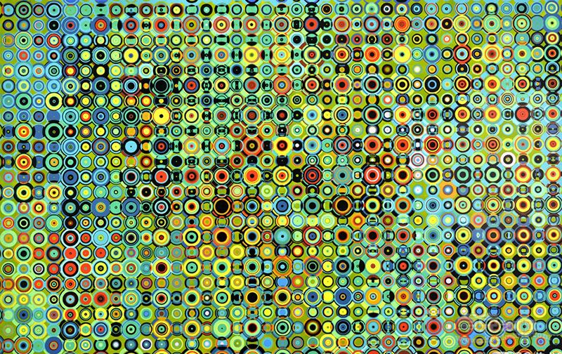 与欢乐韶华的风物同归（局部） 创作时间：2010　材质：布面油画　尺寸：140cmx420cm