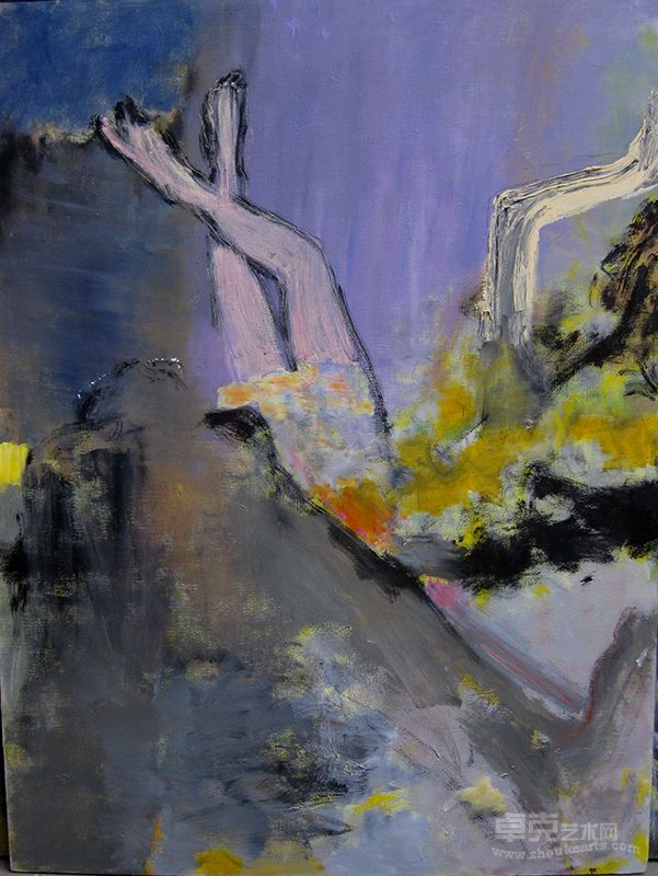 黄河  看风景系列之一   160×120  布面油画  2009