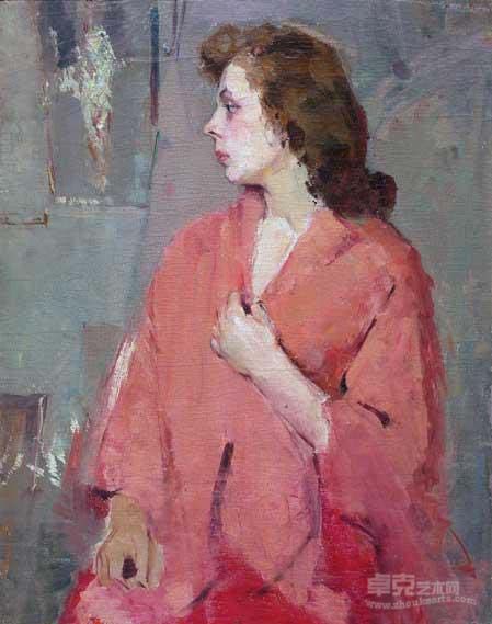 半身像 张华清 1960年油画