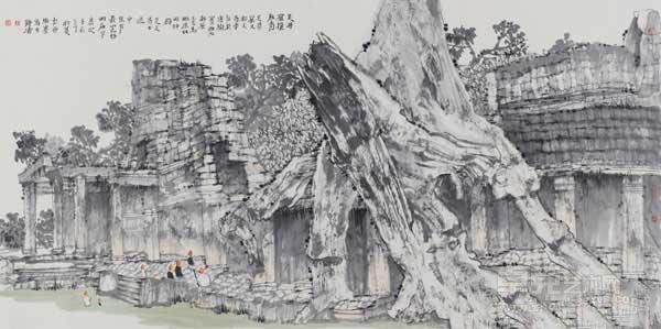 吴哥窟览胜图 钟涛