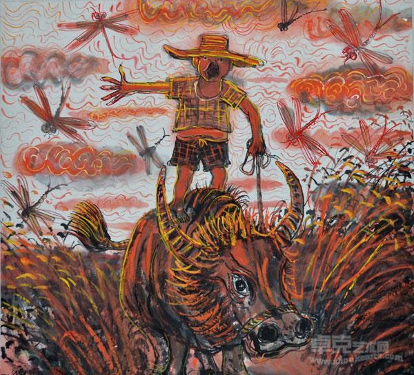 国画作品 杨培江