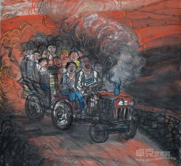 国画作品 杨培江