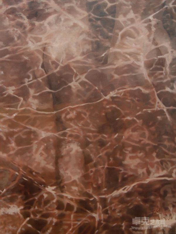 方景华《石欲-4》60x80cm 布面油画 2013