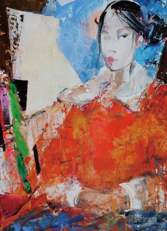 桑德罗·特劳蒂《贵人》76x100cm