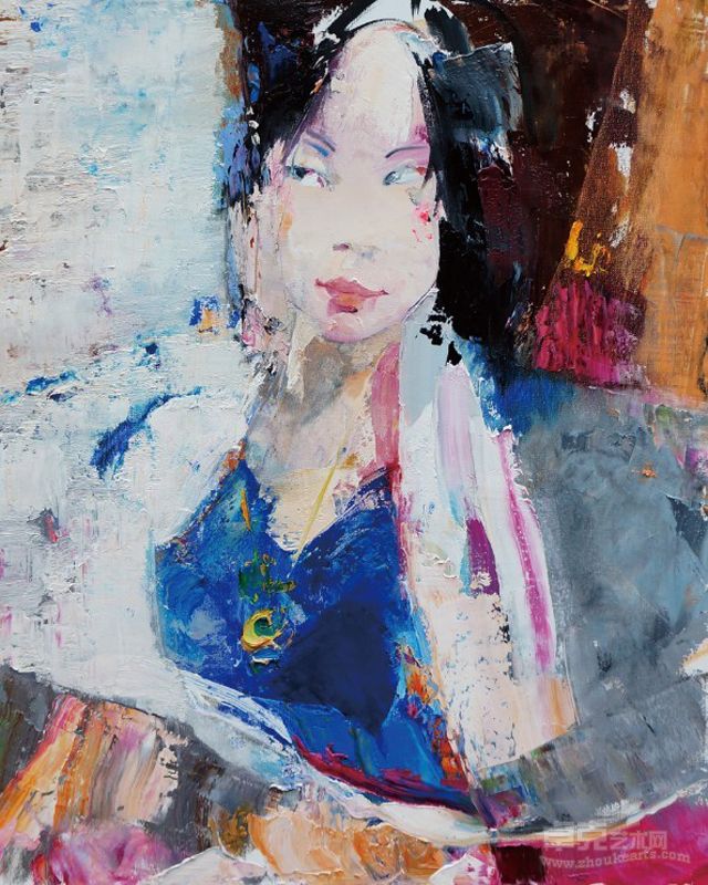 桑德罗·特劳蒂《索妮娅》60x80cm