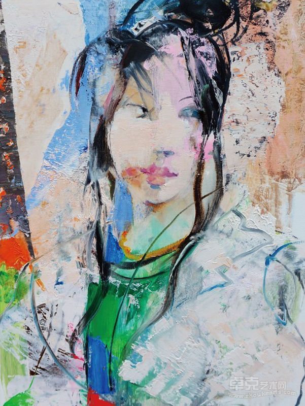 桑德罗·特劳蒂《天使》50x70cm