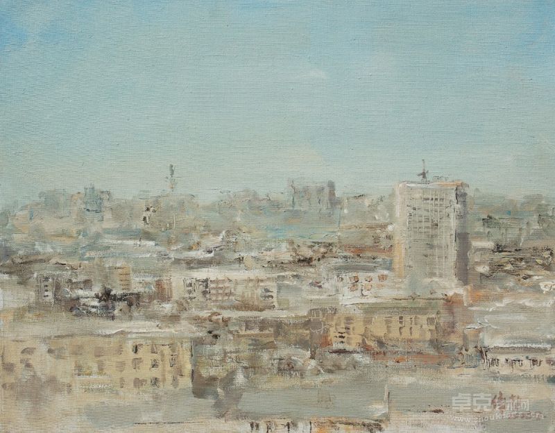潘伟超《晴》亚麻布油画（60x50cm）2008