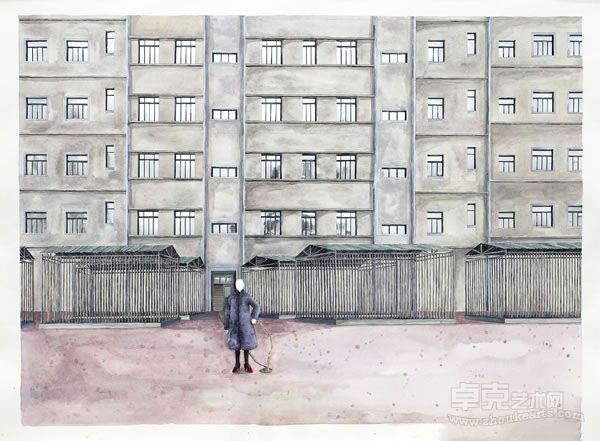 马秋莎，天坛南门外