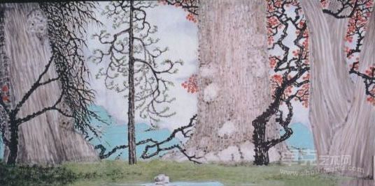 罗青 “雾开当显壶中山”