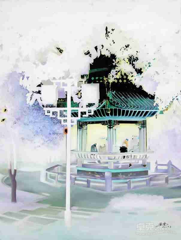 王圣 迷No.9 布面油画 200x150cm 2009