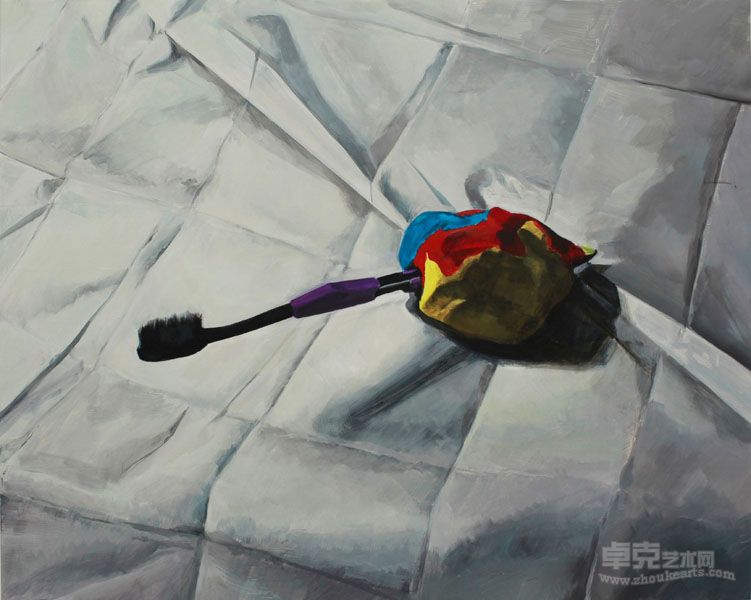 2012无害的释放2 木板丙烯100×80cm