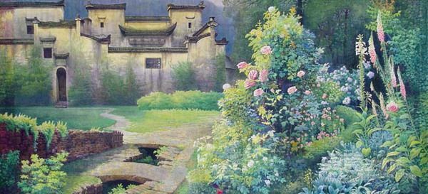 黄有维  127x58cm   林间别墅  2003年 一层库房
