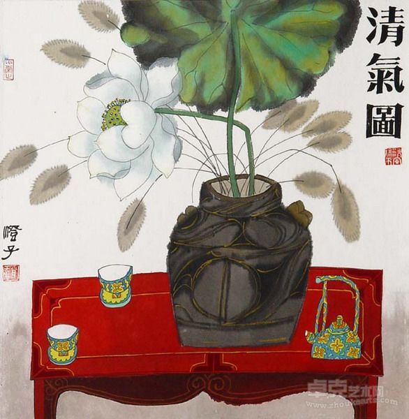 赵澄襄 47.5x48cm  清气图  3-06