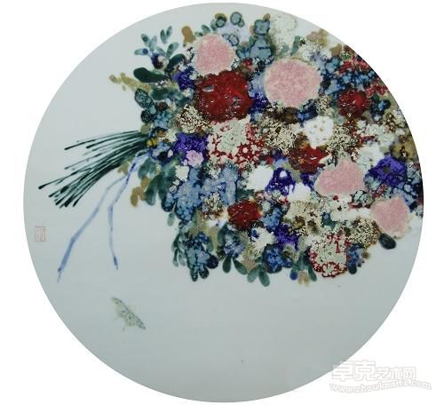 蝶恋花 55cm×55cm