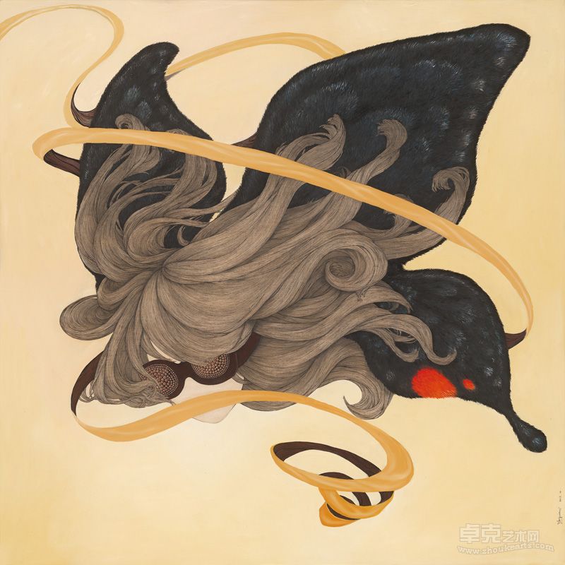 罗敏文 完全变态 100×100 木板综合材料 2012