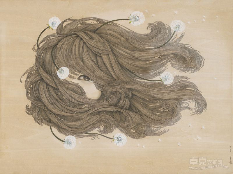 罗敏文 播 45×60 木板综合材料 2012
