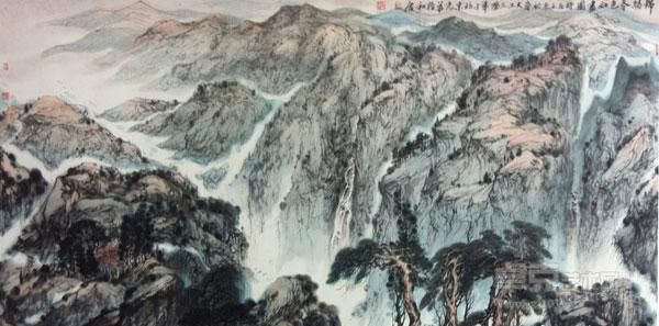 锦绣春色如画图 114*199cm