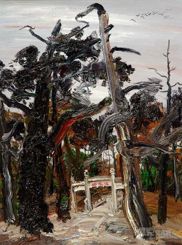 孔林系列——孔林洙水桥（60×80）