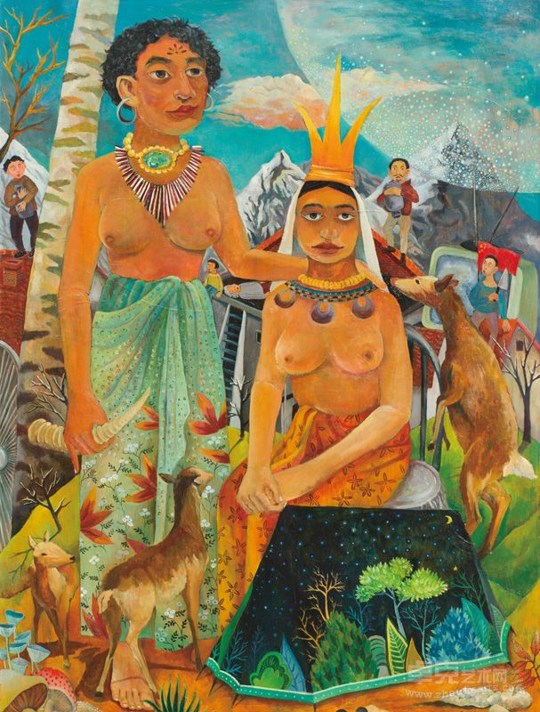 刘冰 Drama 140×100cm 布面油画 2012