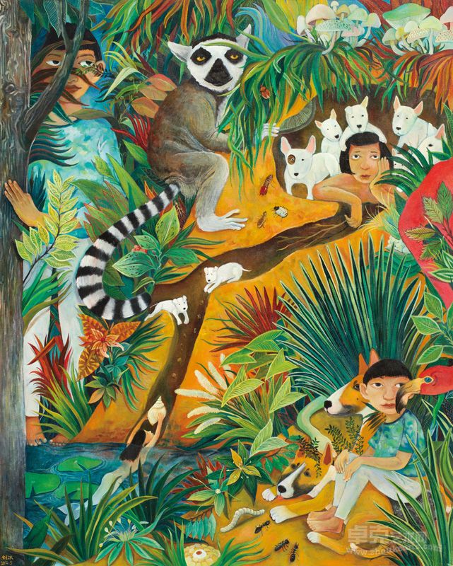 刘冰 以前和现在 150×120cm 布面油画 2012