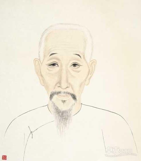 钱琦像 先贤画传