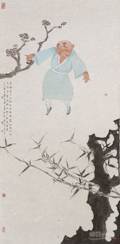 恼人春色 还上枝头139×68.6魏广君王艺纸本设色