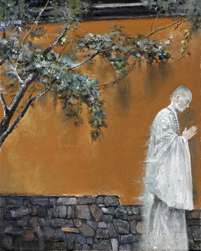 《佛缘》 唐永明 50X40cm