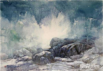 “水天一色-彩韵随行”2013年青岛当代水彩名家巡回展