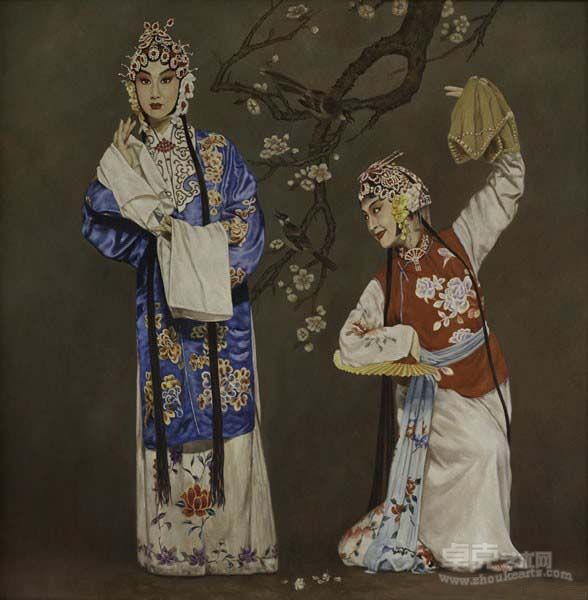 花开花落 130*130cm 2007年作