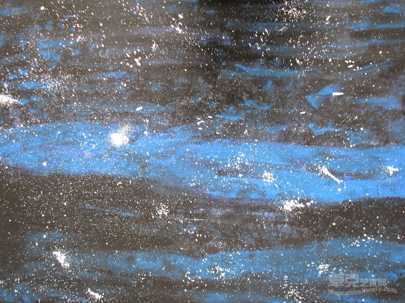 星空 4 柏传欣 80x100cm 指导老师：郭红专