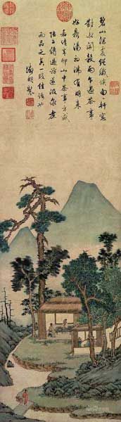 明 文征明 品茶图