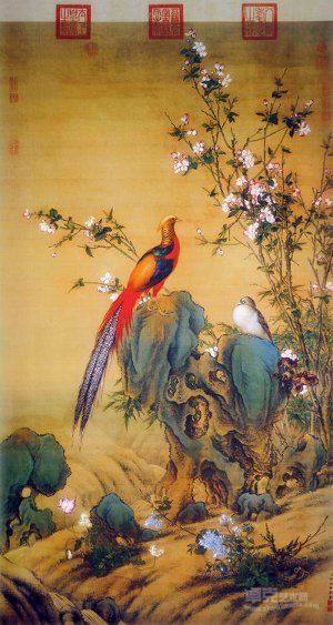 清 郎世宁 锦春图