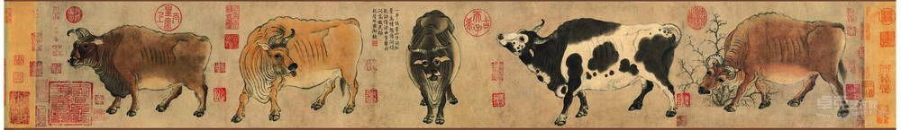 唐 韩滉 五牛图