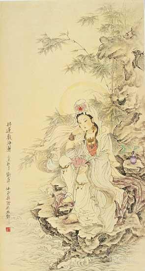 持蓮觀海圖