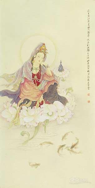 觀音觀魚圖
