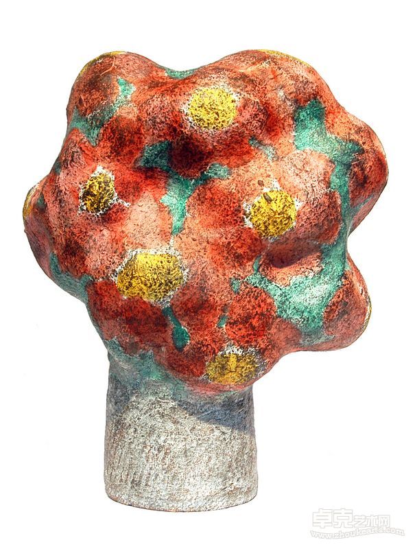 刘宗昱 马花  26cm×18cm×34cm  陶瓷 2013