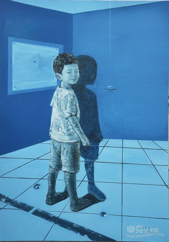 梦之门—《捉迷藏》 170cmx110cm 布面油画