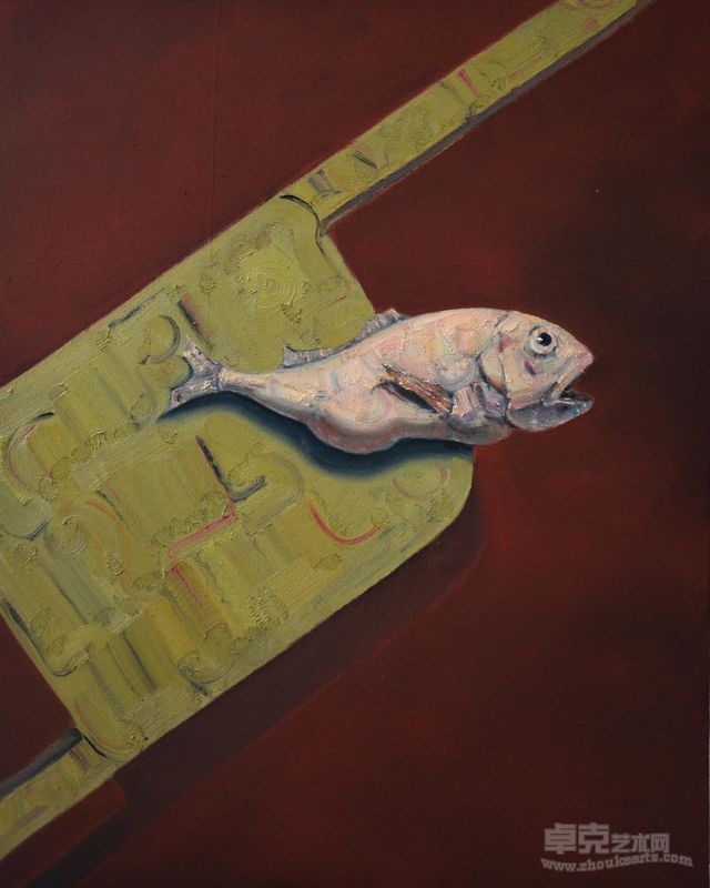 《鱼我所欲也4》 100x80cm 布面油画