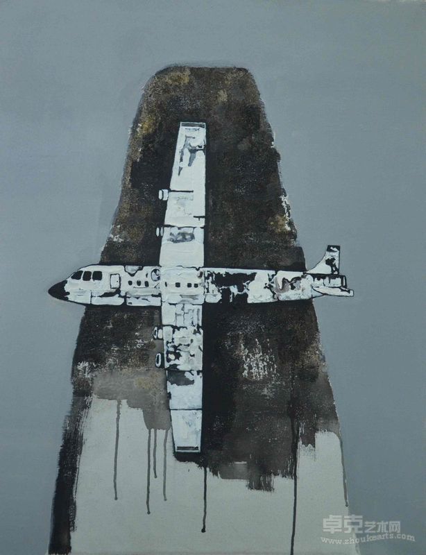 《大鸟》100x80cm 布面油画