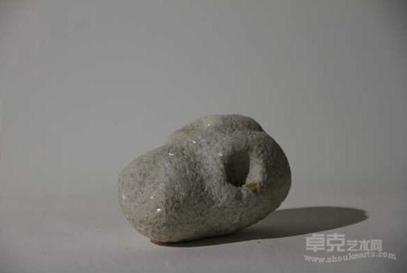 石来4 海棠白Quartzite 18x12x12cm 2011