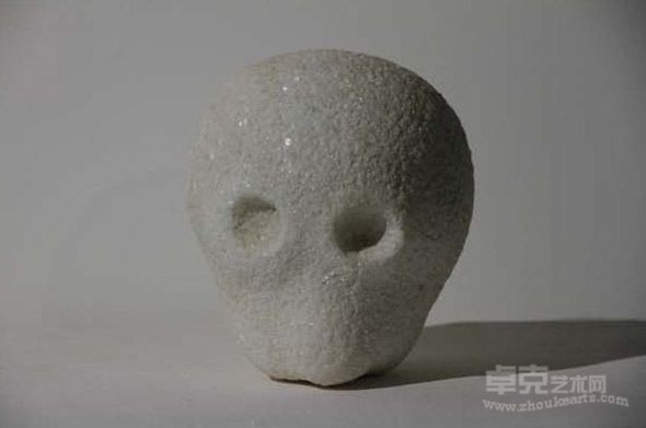 石来21 海棠白Quartzite 17x20x22cm 2011