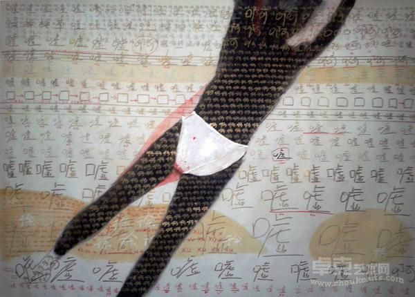 五五：徐新郎：OCD-死于说教：130x187厘米：布面油画：2011年
