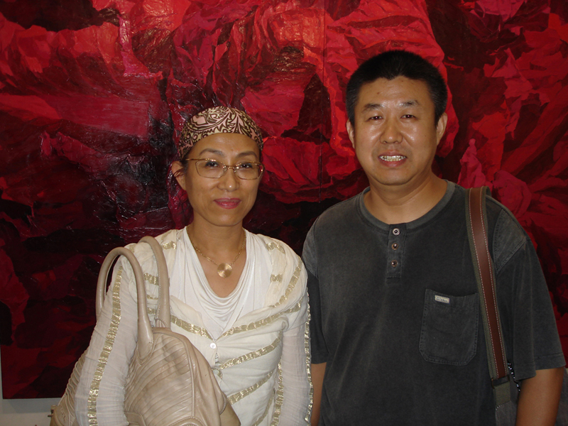 2009年北京繁星美术馆---徐晓燕老师和我